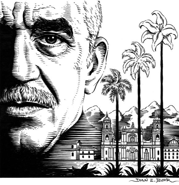 Gabriel Garcia Marquez illustration